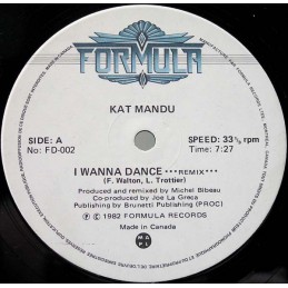 Kat Mandu ‎– I Wanna Dance...