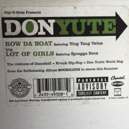 Don Yute – Row Da Boat